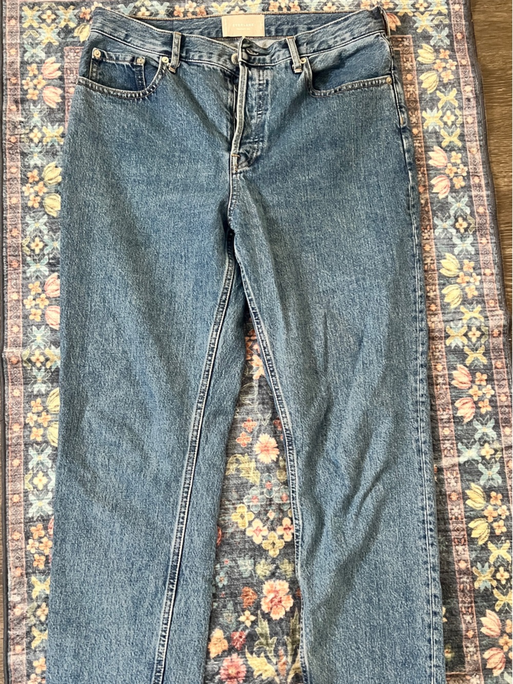 Everlane Light-Medium Blue Cheeky Jeans